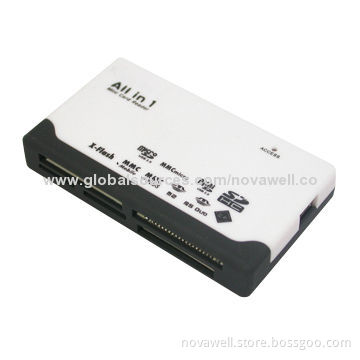 USB2.0 All-in-1 Card Reader, Supports SD/Micro SD/MS/CF/XDM2 Directly, Without Adapter/OEM Orders Ok